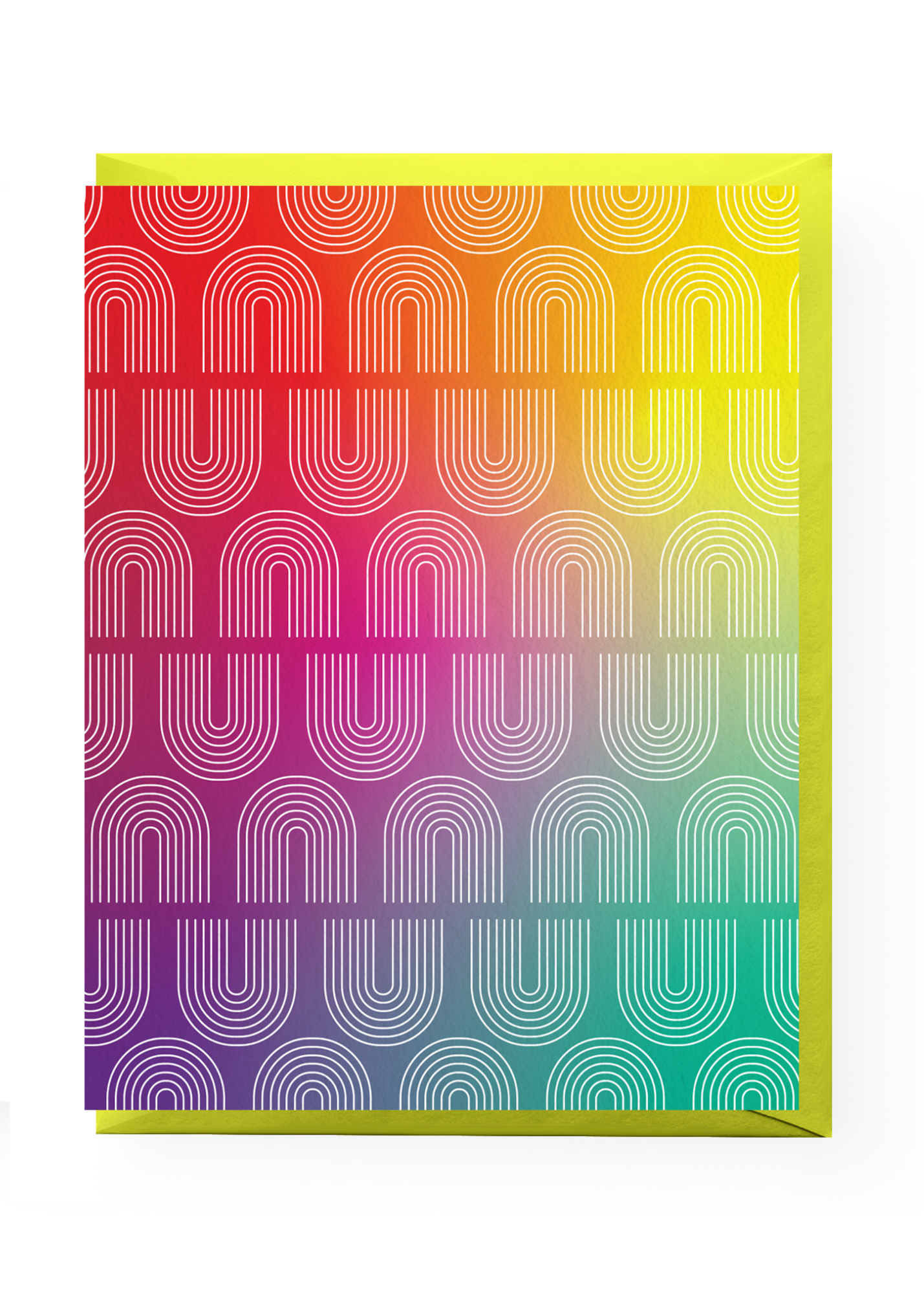 Boss Dotty Paper Co. - Retro Rainbow Greeting Card -