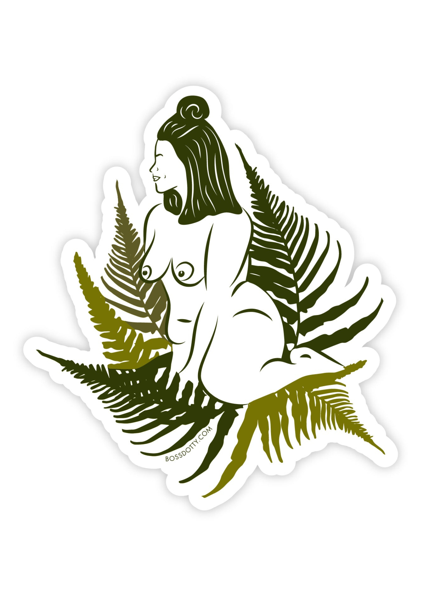 Boss Dotty Paper Co. - Venus in Ferns Sticker -