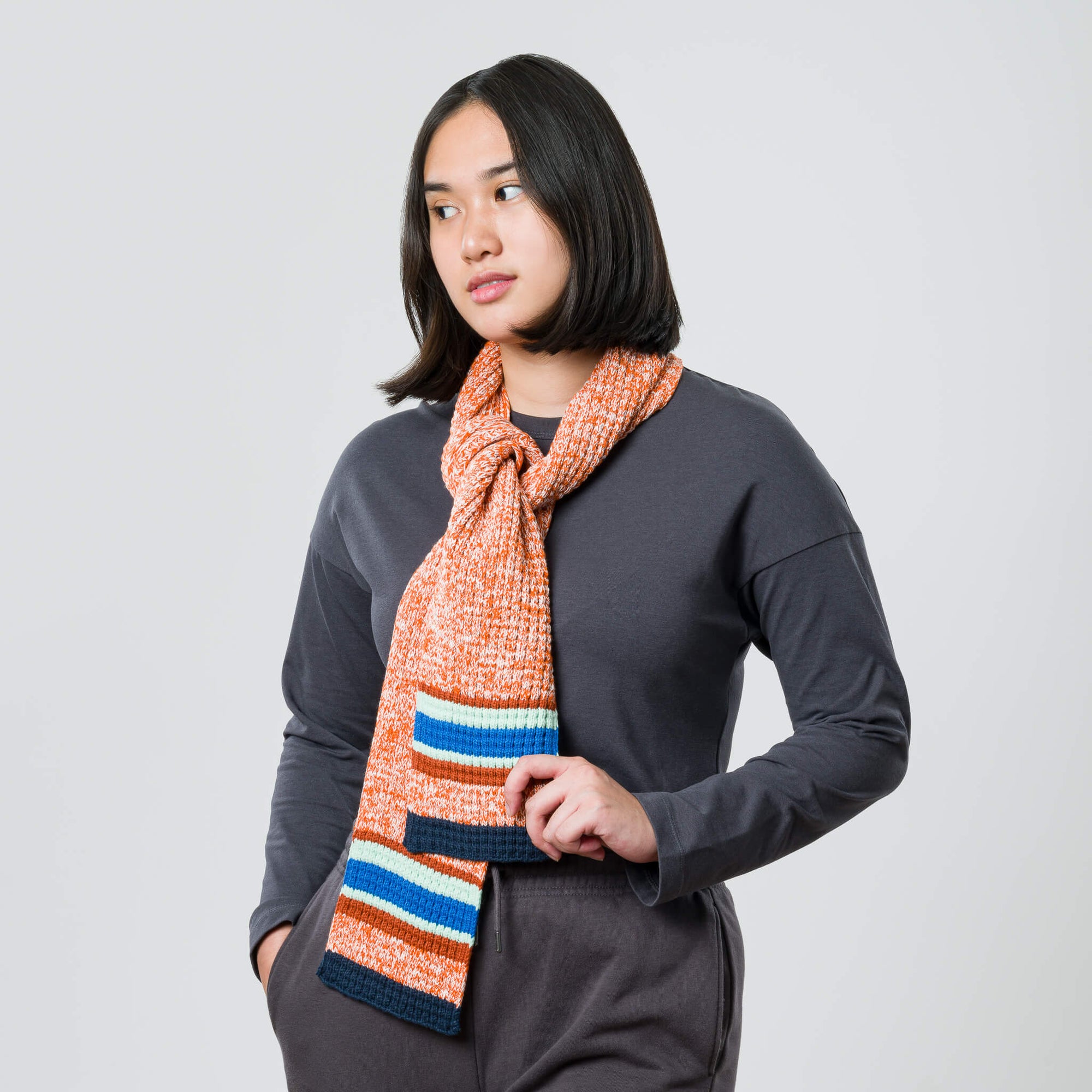 Varsity Mini Knit Scarf