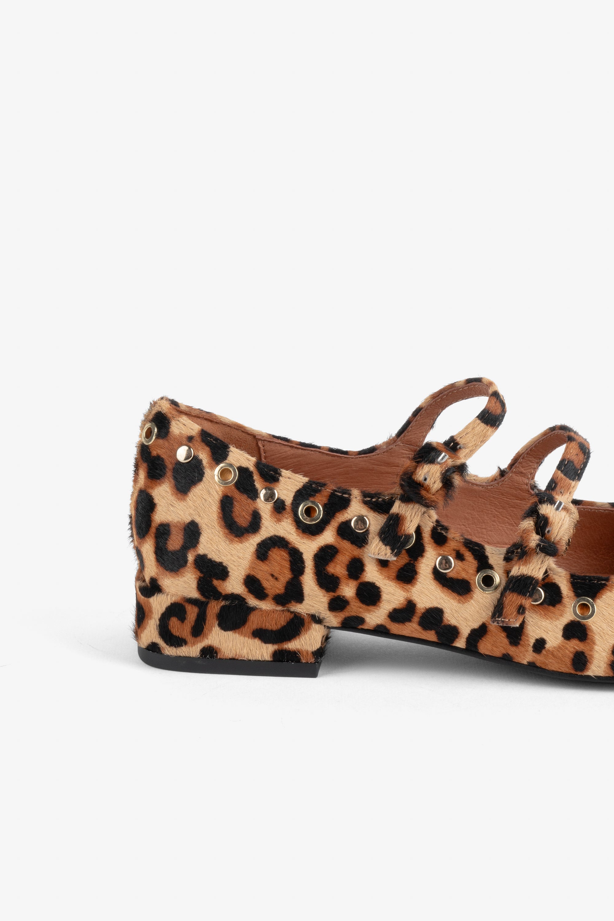 Intentionally Blank - Venezuela Double Strap Cowhide Mary Jane - Leopard -