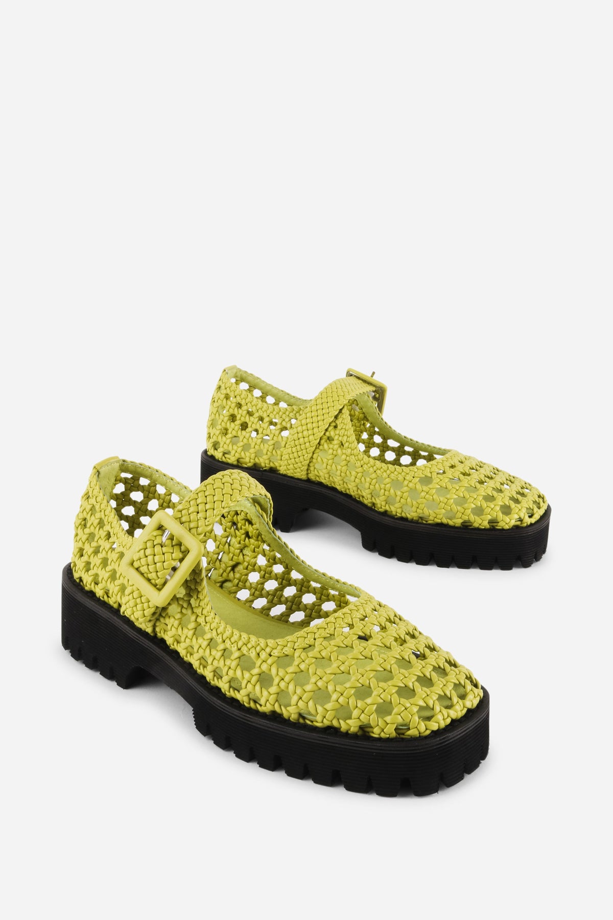 Intentionally Blank - Veronique Woven Mary Jane Flat -