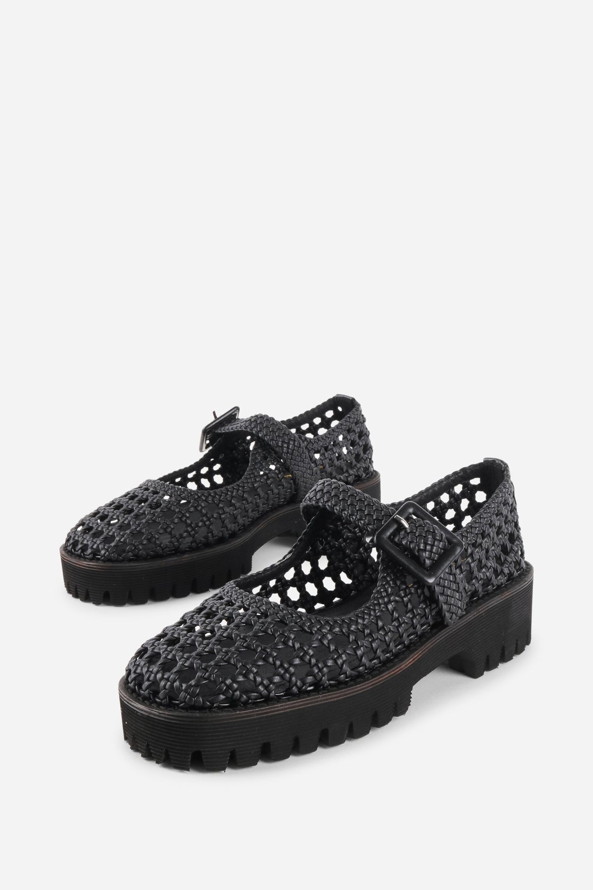 Intentionally Blank - Veronique Woven Mary Jane Flat -