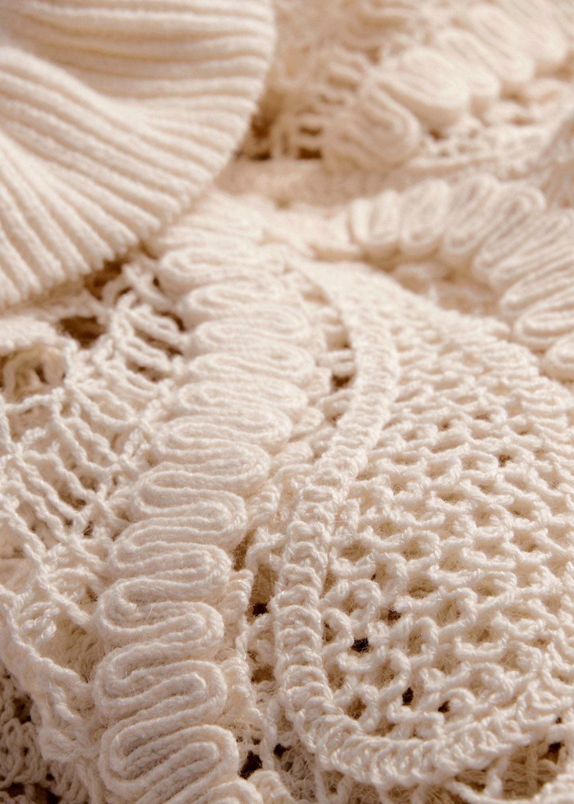 & Other Stories - Dasha Crochet Top - Beige -