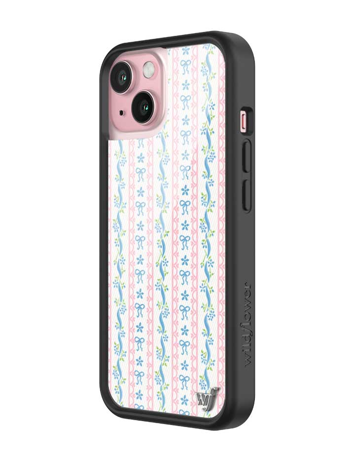 Wildflower iPhone case 15 Dollhouse Pink Cute