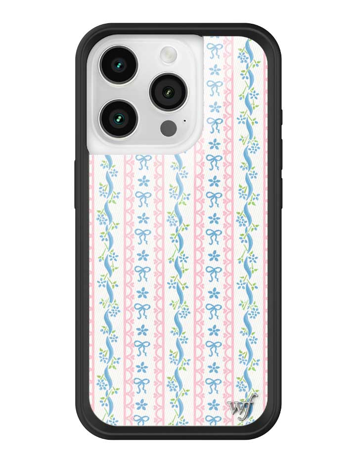 Wildflower iPhone case 15 Pro Dollhouse Pink Cute