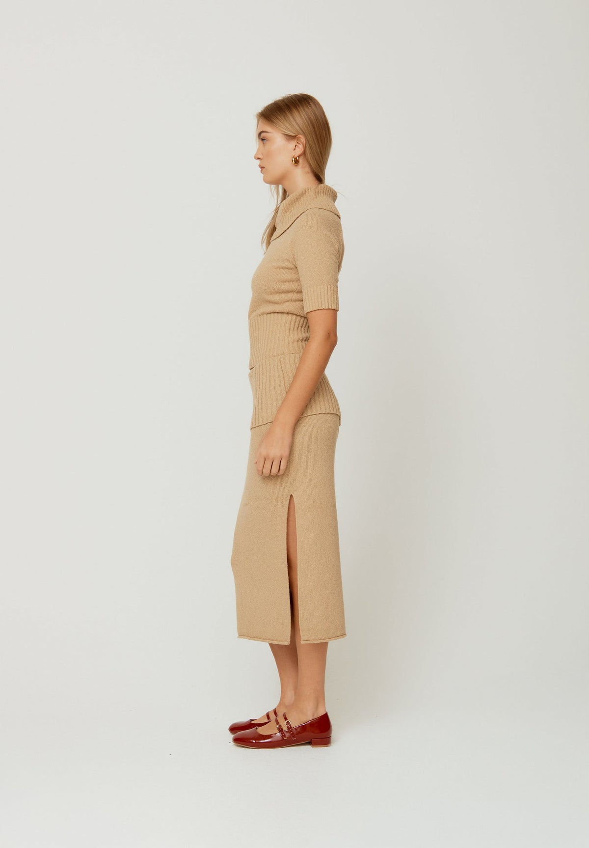 House of Sunny - Courtney Towelling Roll Neck -