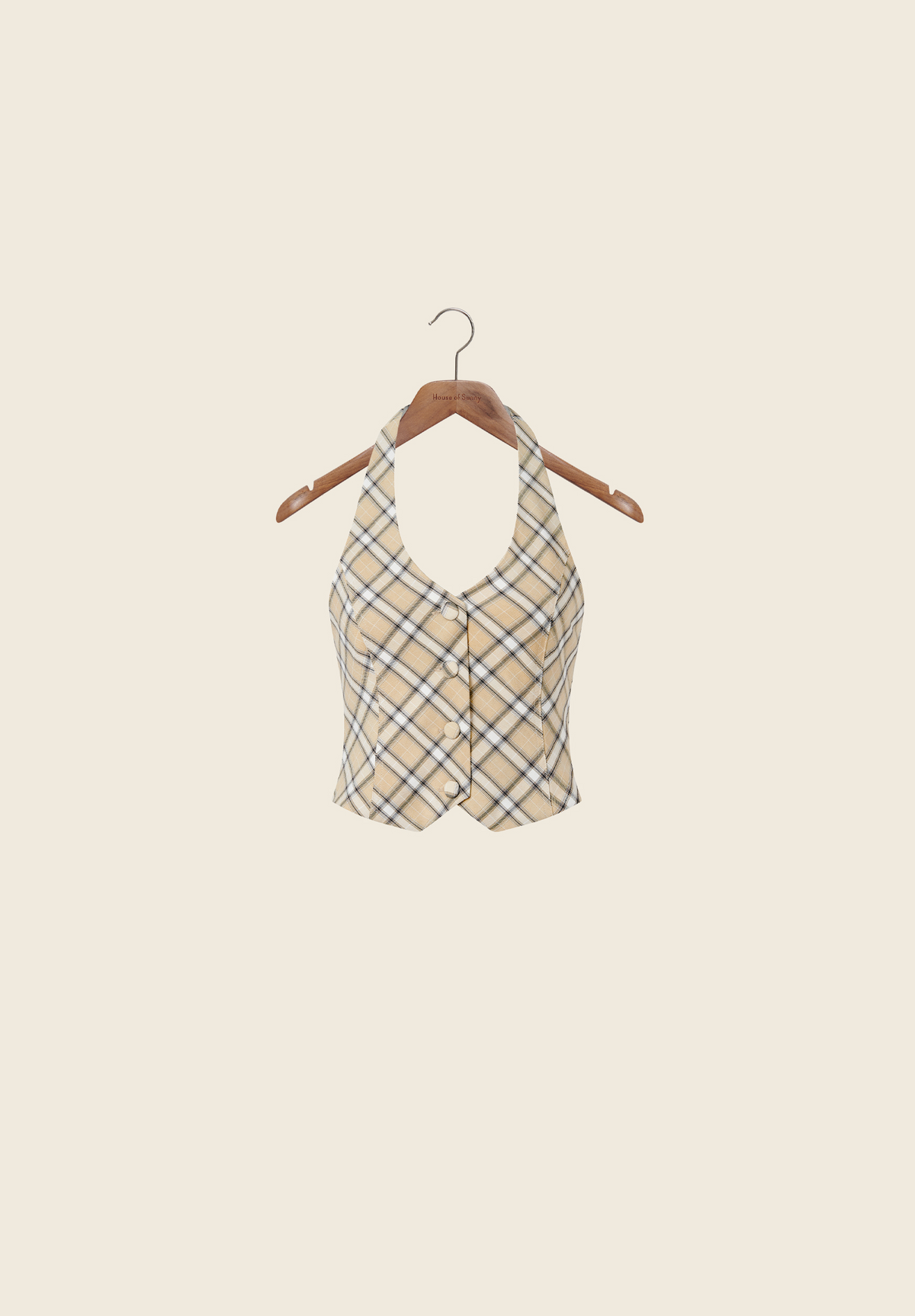 House of Sunny - Sloane Check Waistcoat -