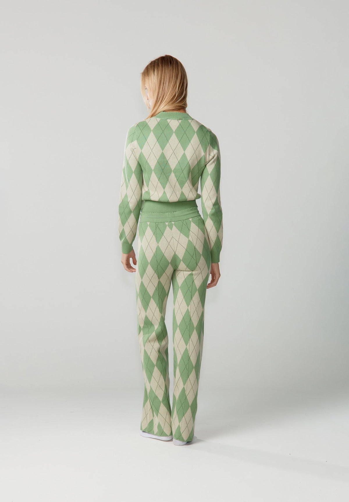 House of Sunny - Argyle Lounge Cardigan -