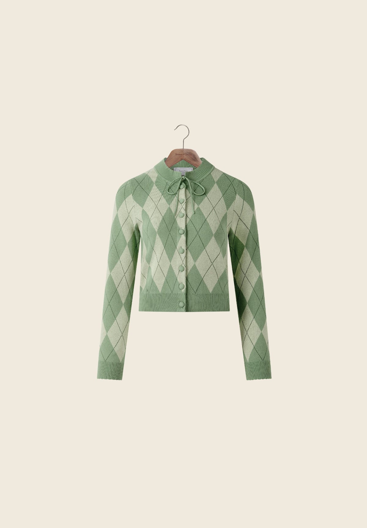 House of Sunny - Argyle Lounge Cardigan -