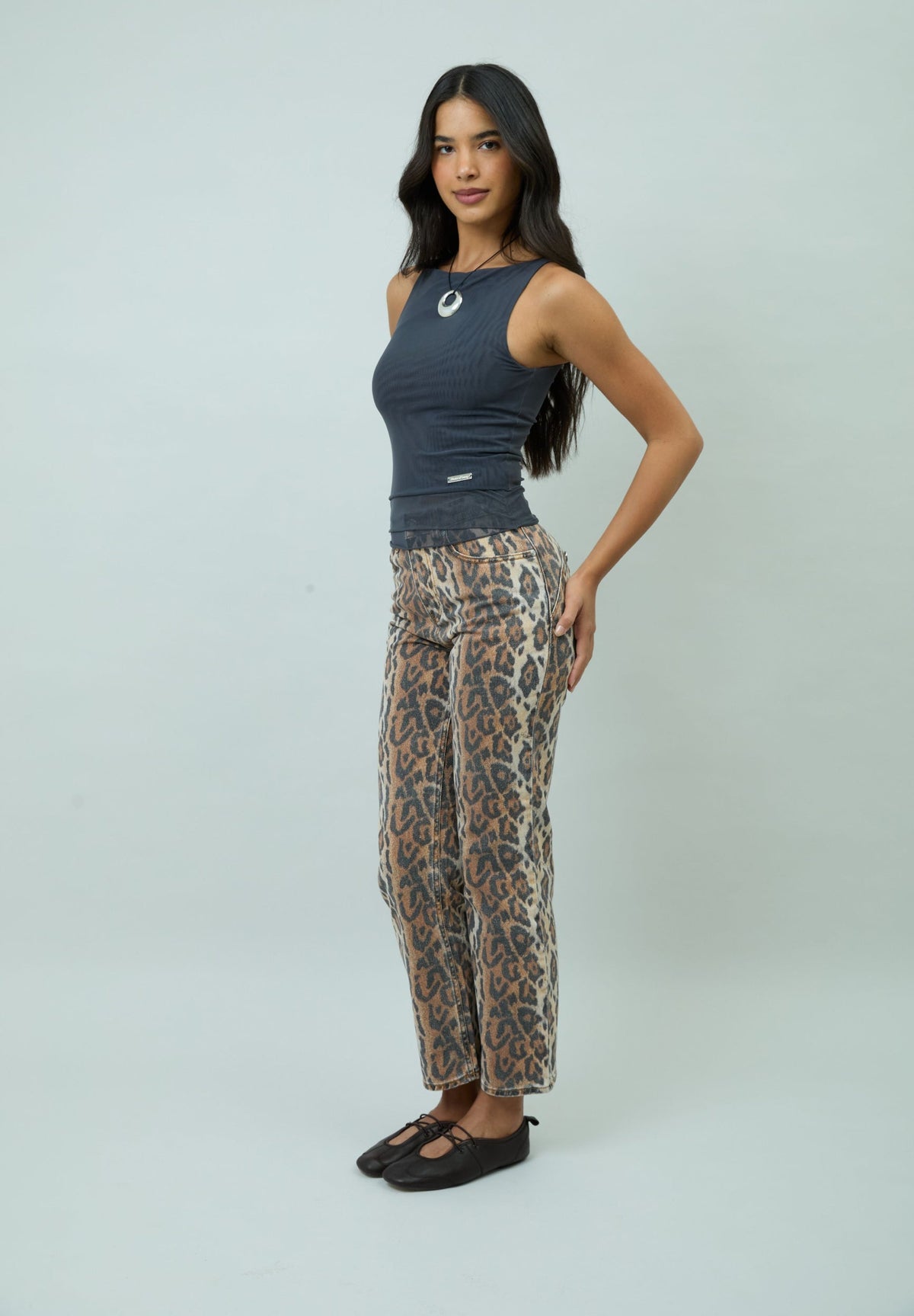 House of Sunny - Leopard Jessie Denim -