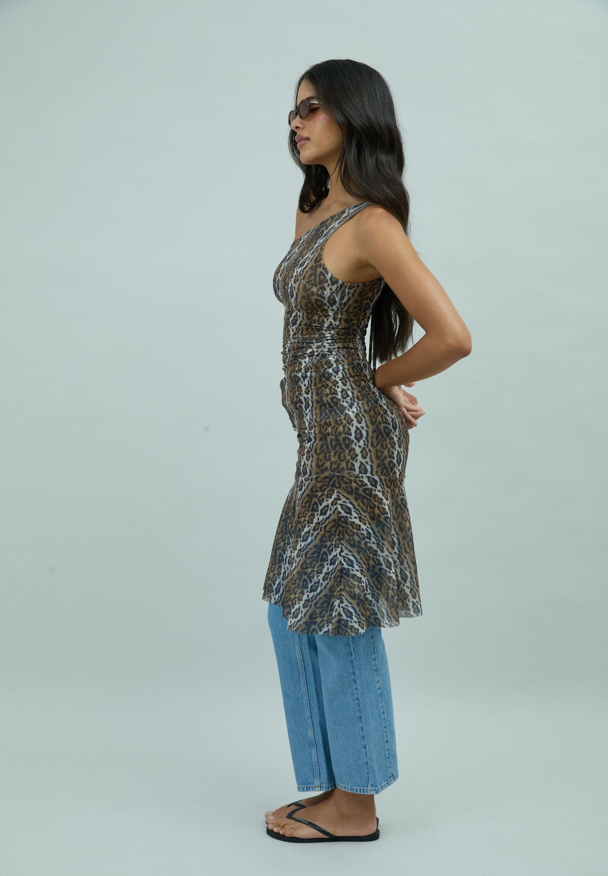 House of Sunny - Leopard Asymmetric Dress -