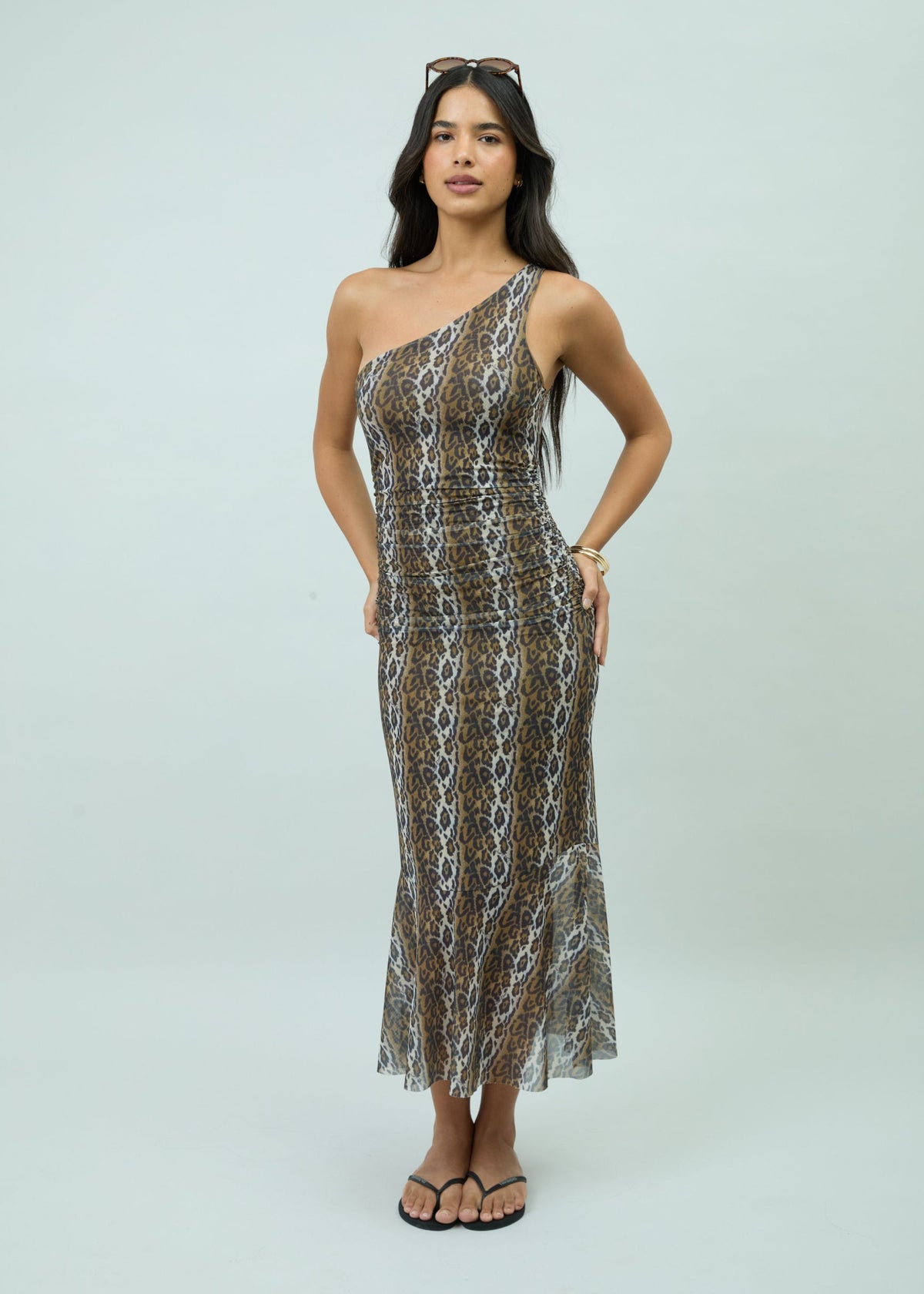 House of Sunny - Leopard Asymmetric Dress -