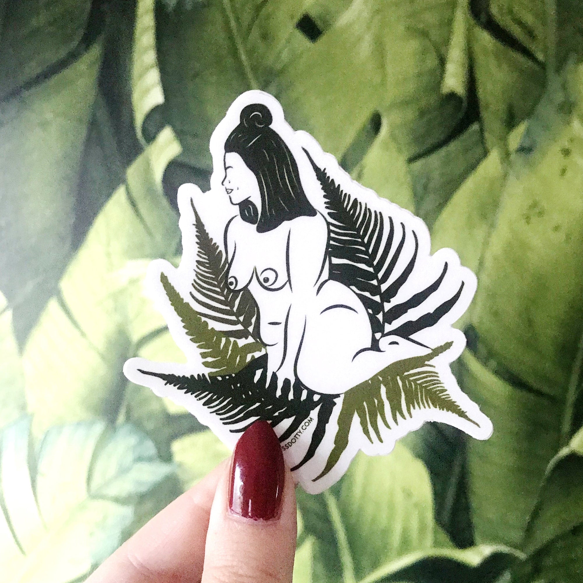 Boss Dotty Paper Co. - Venus in Ferns Sticker -