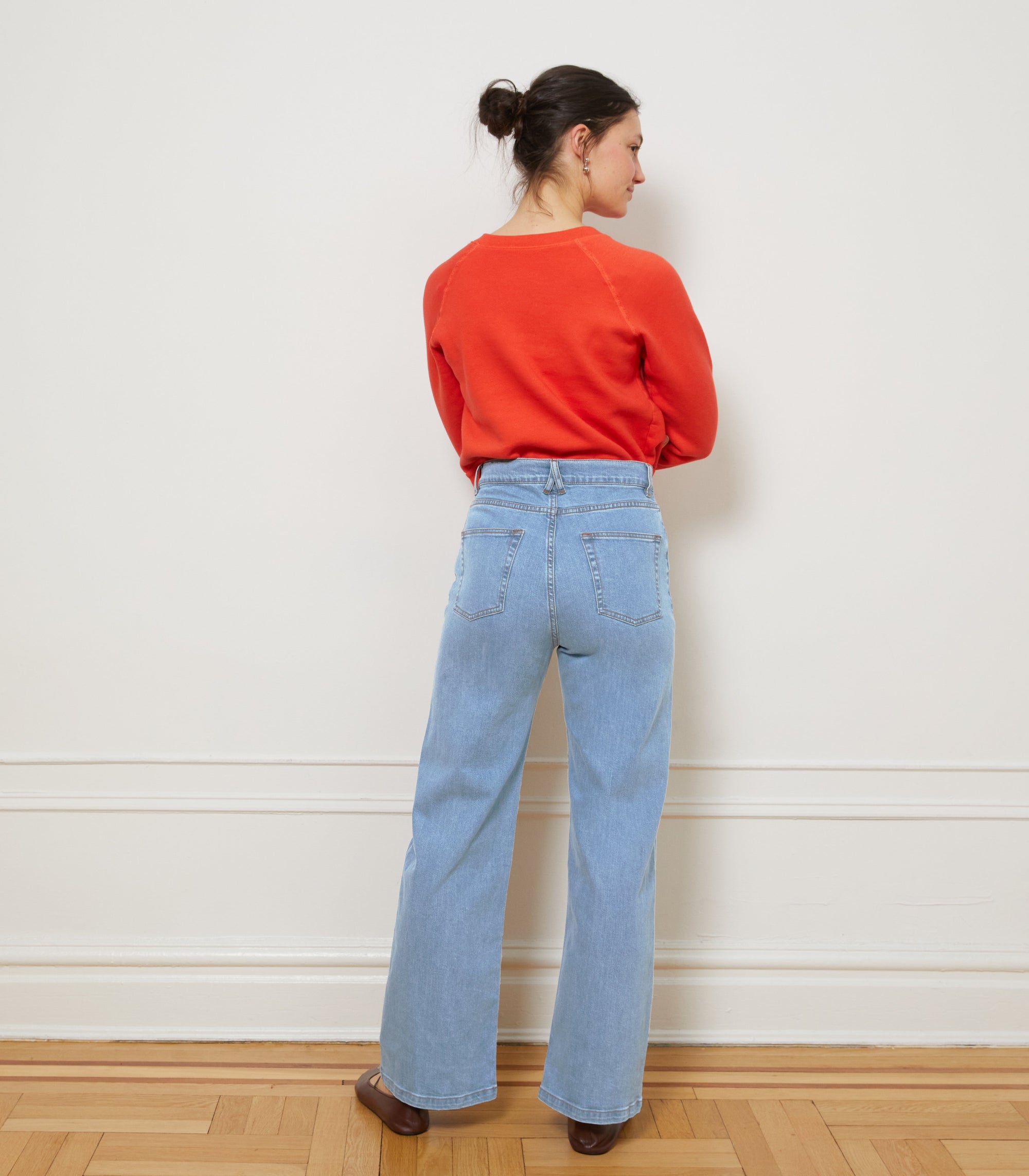 Loup - Carmen Wide Leg Jeans - Light Indigo -