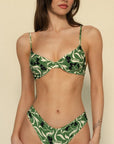 Montce - Veronica Floral Added Coverage Lulu Bikini Bottom -