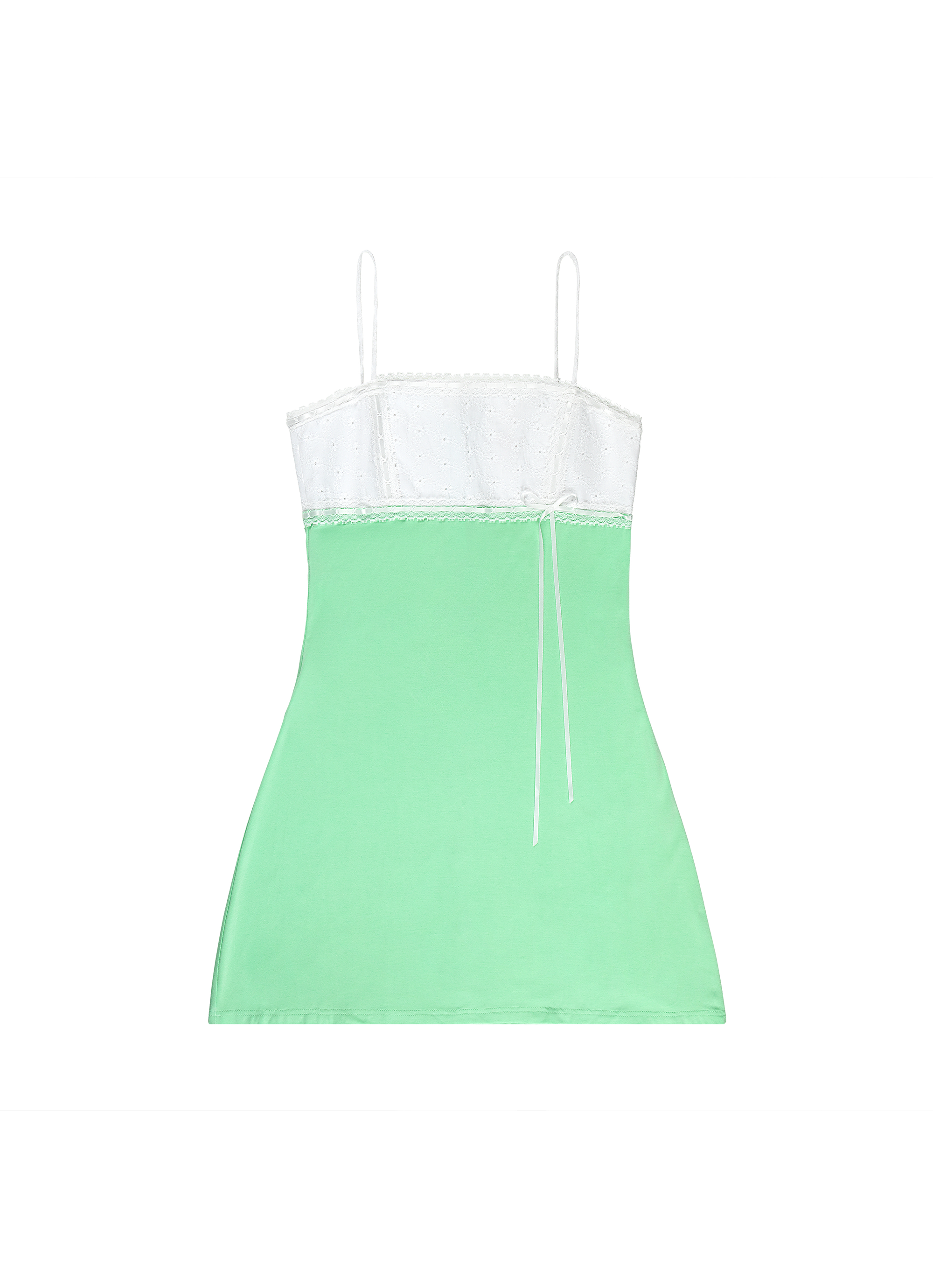 Tyler McGillivary - Victoria Dress - Green/White -
