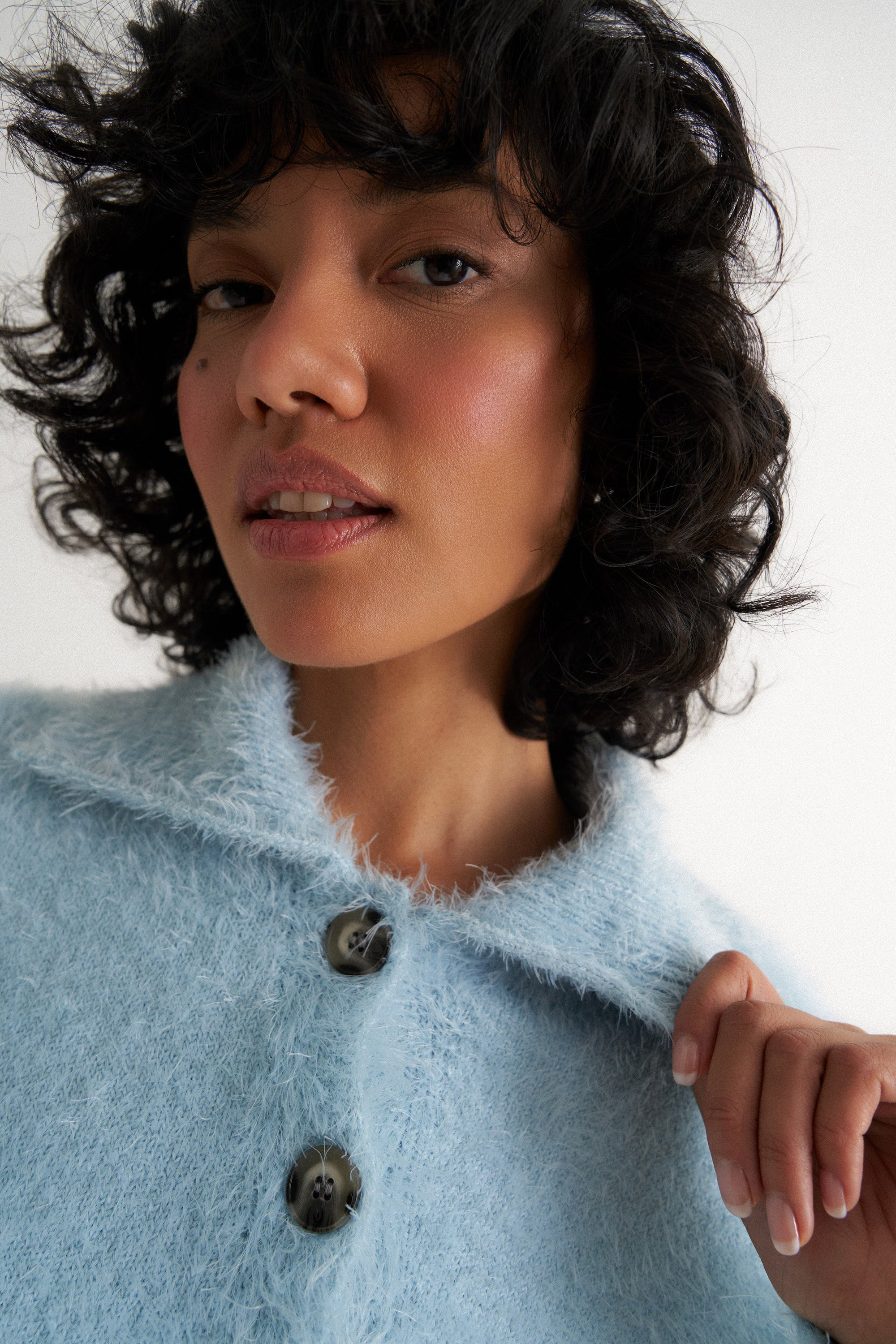 Callahan Knitwear - Walter Cardigan - Sky -