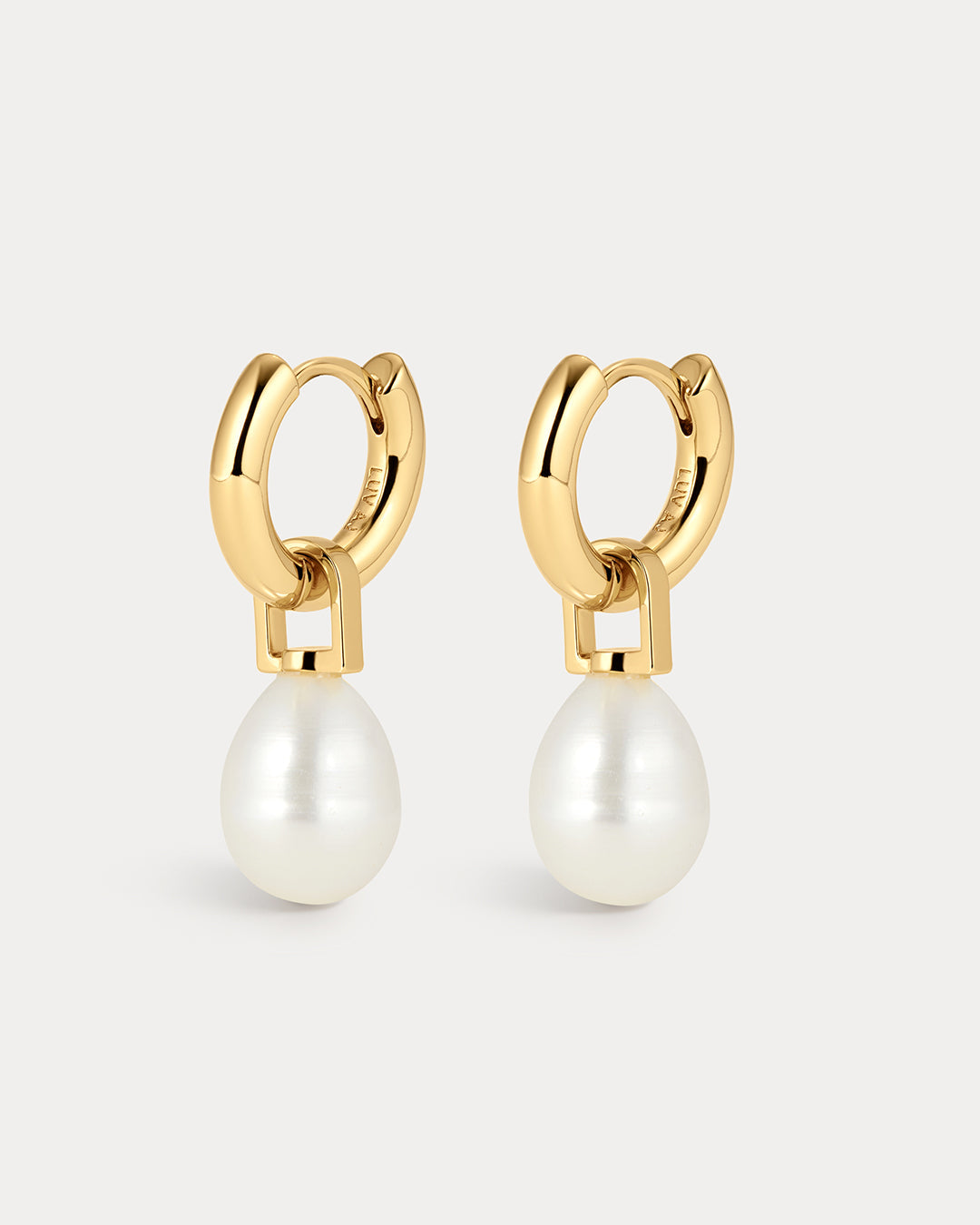 Luv Aj - The White Pearl Amalfi Huggies - Gold