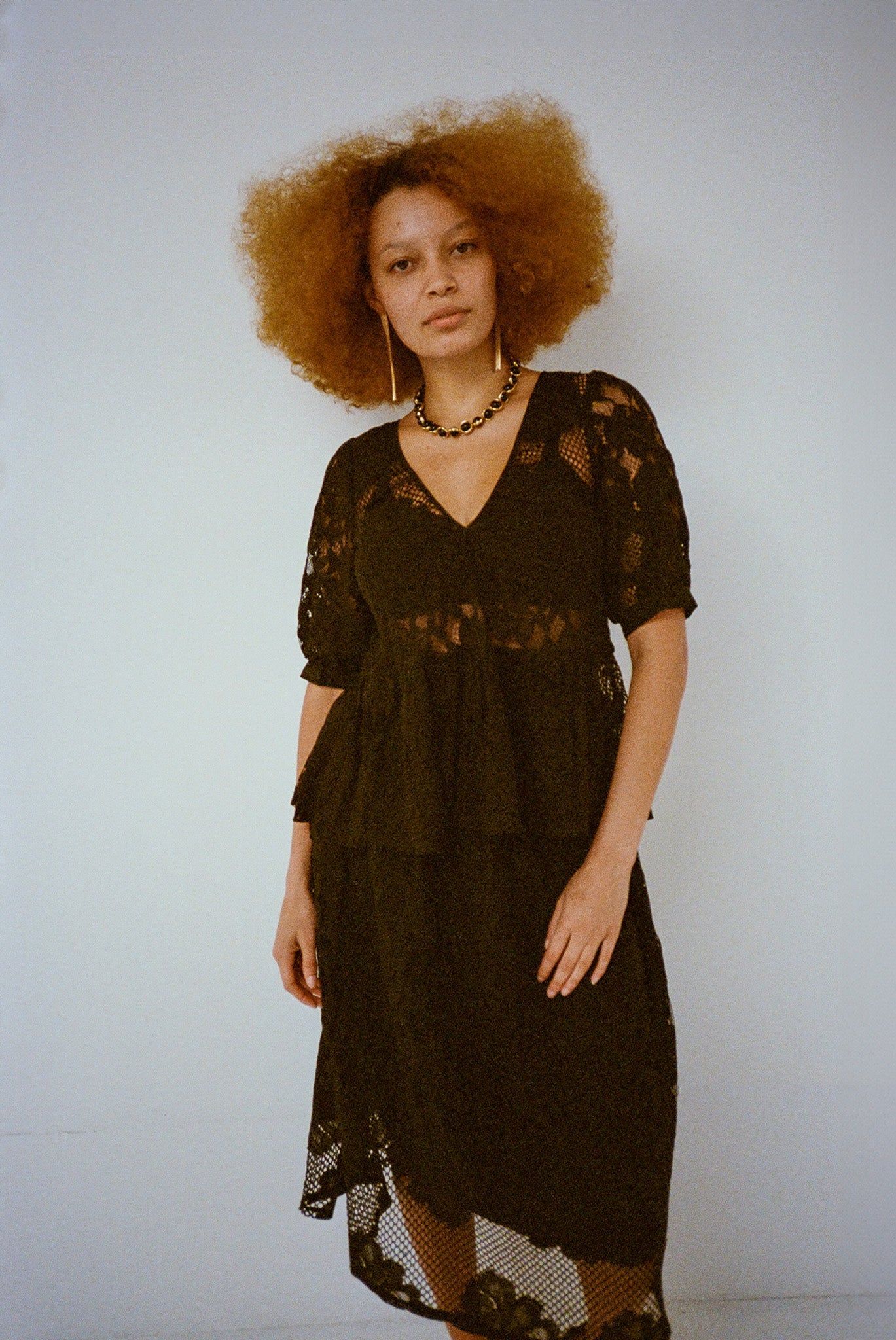 WRAY - Lulu Skirt - Midnight Lace -