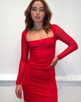 WRAY - Marilis Dress - Tomato -