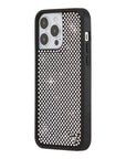 Wildflower iPhone case 14 Pro Max Rhinestone | White Sparkle Cute