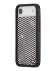 Wildflower iPhone case 17 Air Rhinestone | White Sparkle Cute