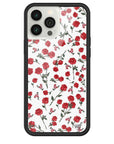 Wildflower Red Roses iPhone 13 Pro Max Case