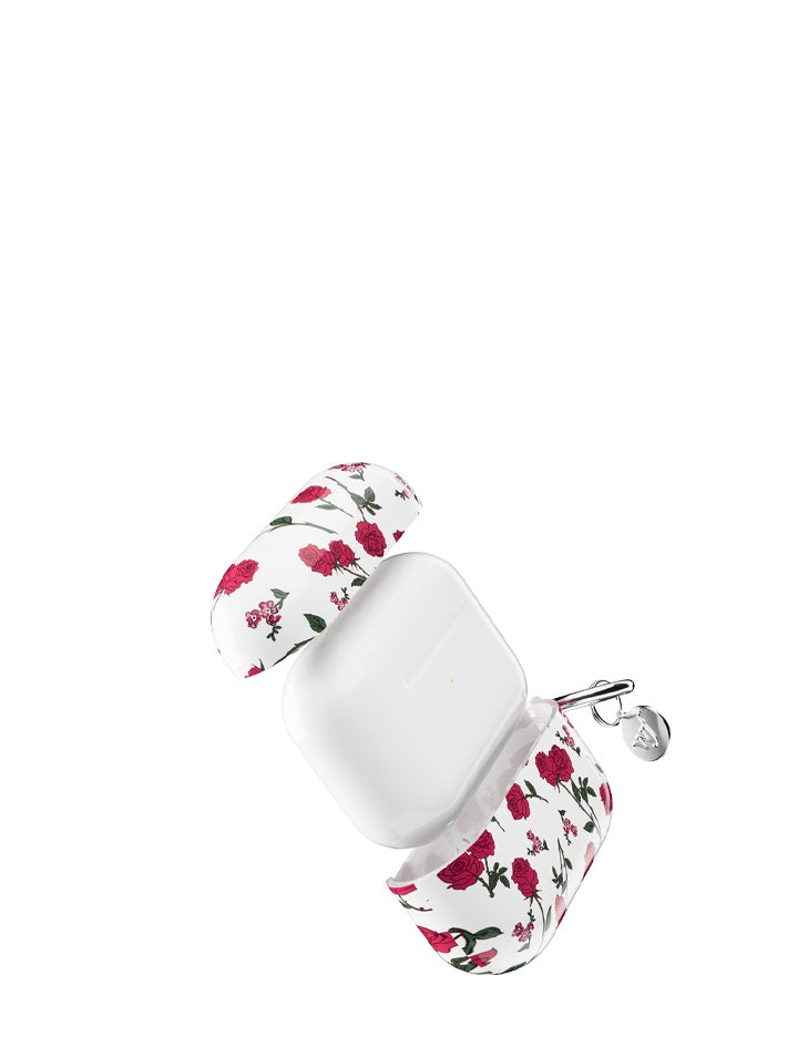 wildflower red roses airpods pro gen 
2 case