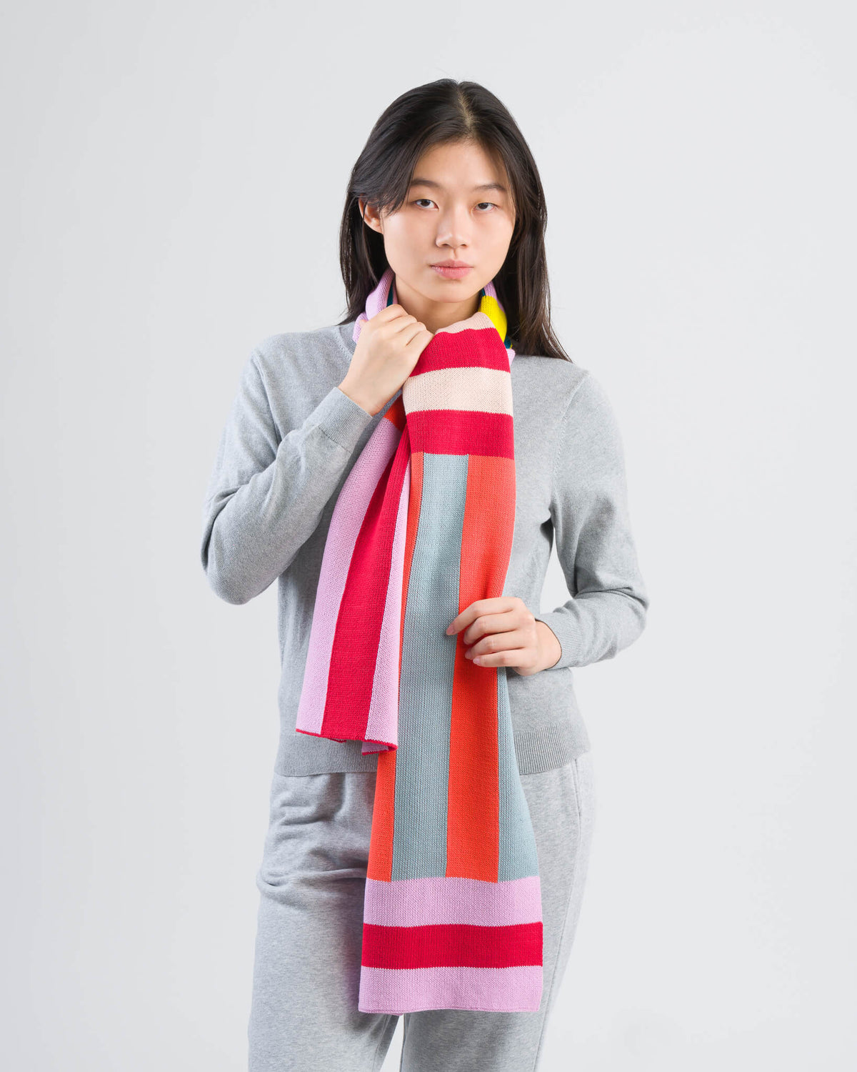 Verloop - Waterfall Stripe Big Scarf -