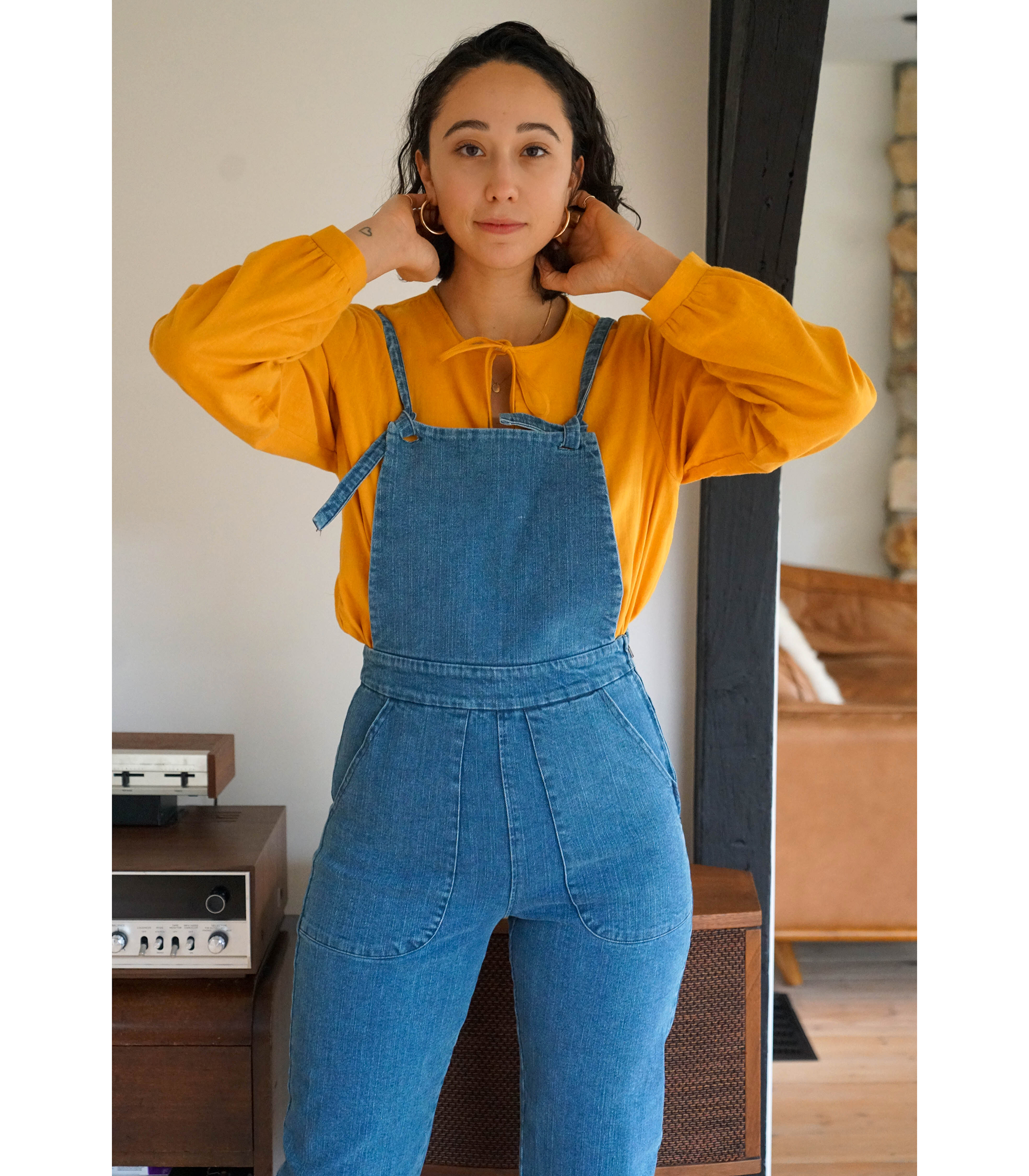 Knot Overalls - Washed Indigo