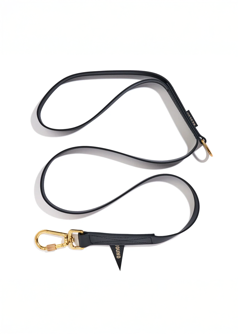 Found My Animal - Water Resistant Standard 5ft Leash - Black -