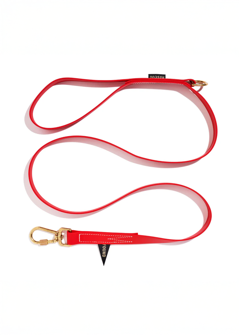 Found My Animal - Water Resistant Standard 5ft Leash - Red -