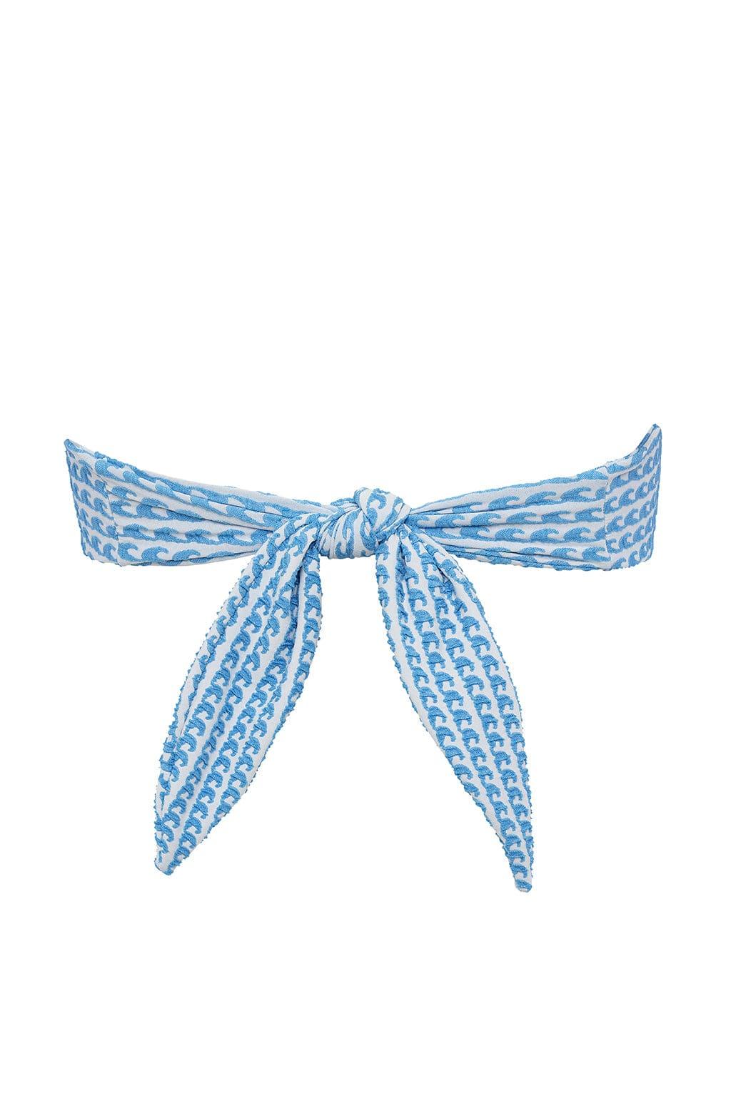 Montce - Wave Repeat Tori Ties Bandeau Bikini Top -