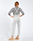 Loup - Knot Overalls - White -