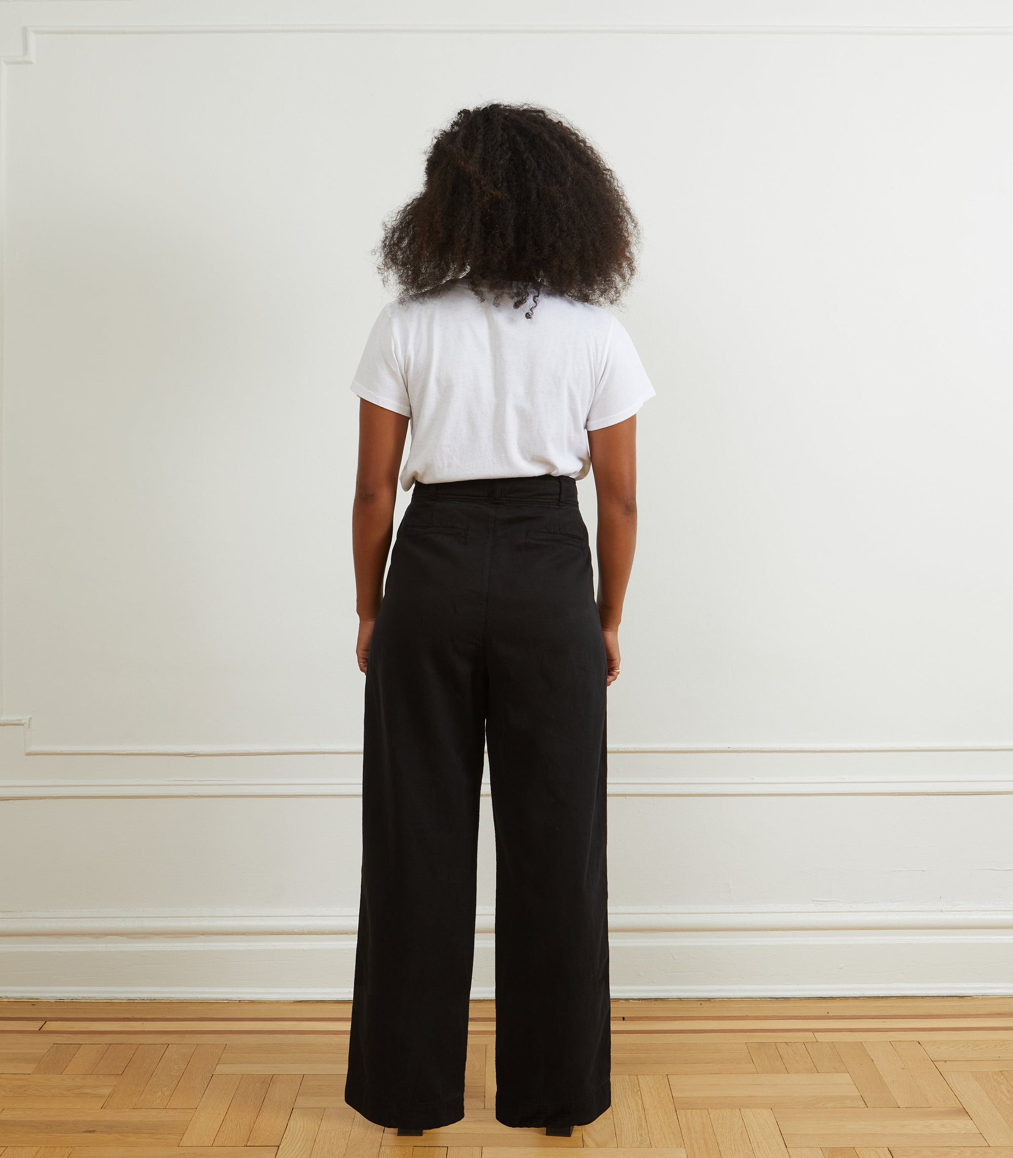 Loup - Jack Pleated Wide-Leg Trousers - Black -