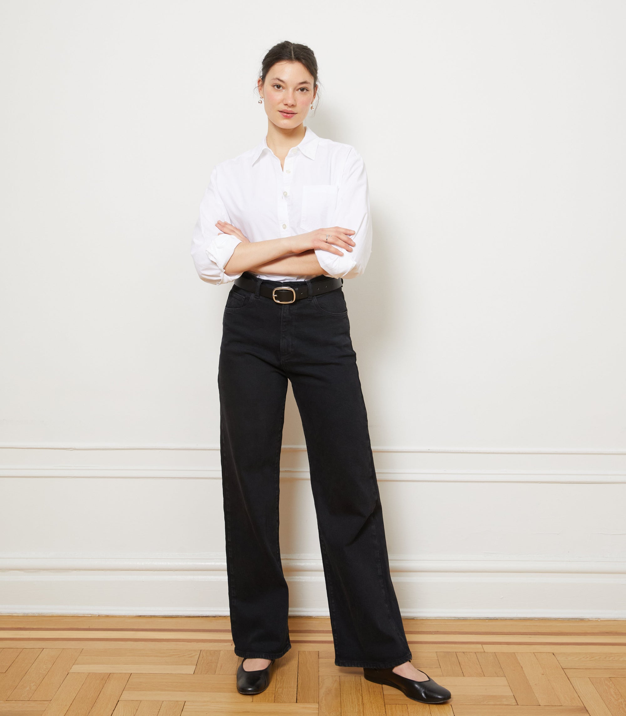 Loup - Diana Relaxed Button Up Shirt - White -