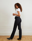 Long James Straight-Leg Work Pant - Black