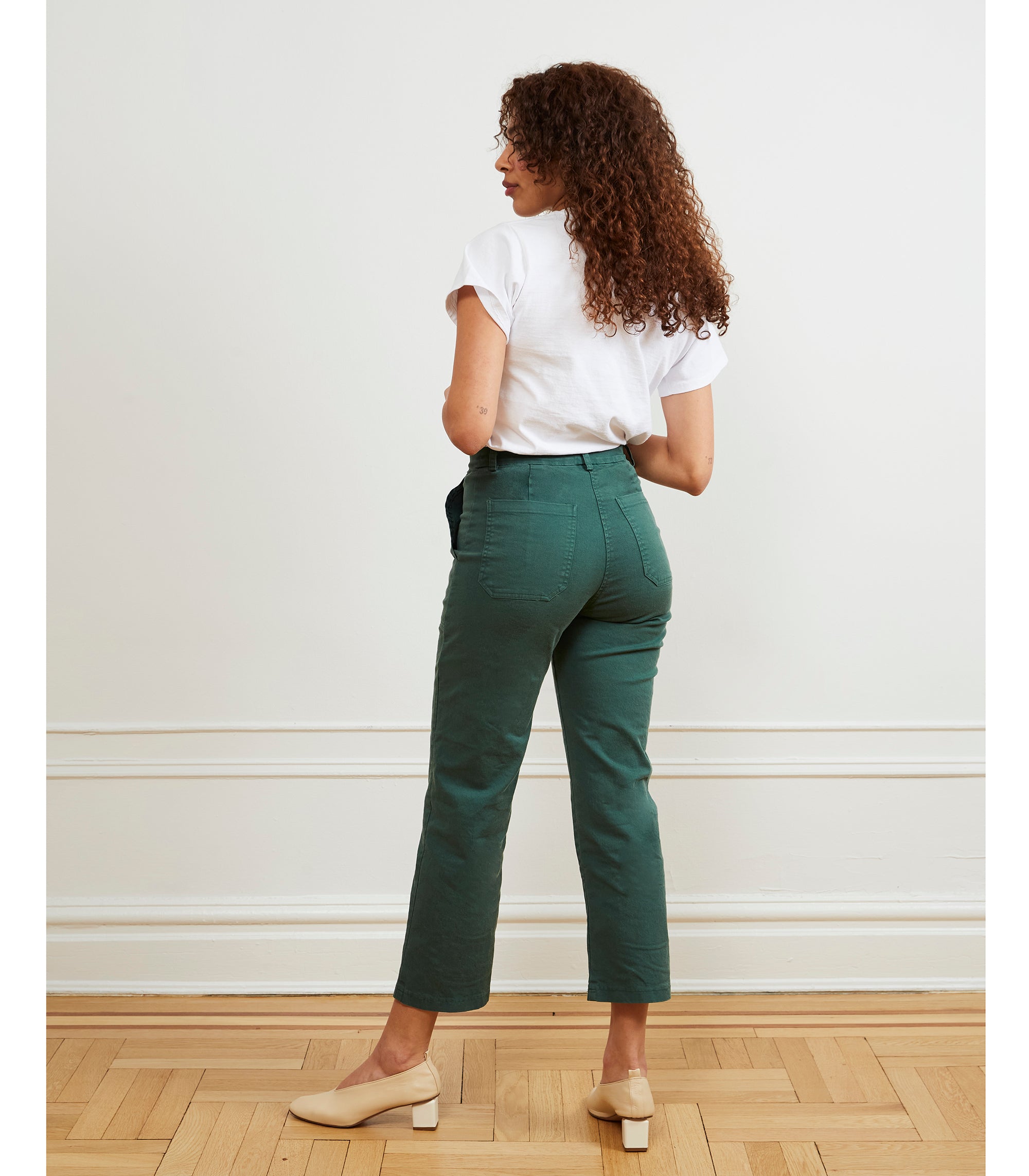Loup - James Straight-Leg Work Pant - Hunter -