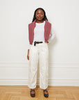 Penny Washed Long Sleeve Tee - White
