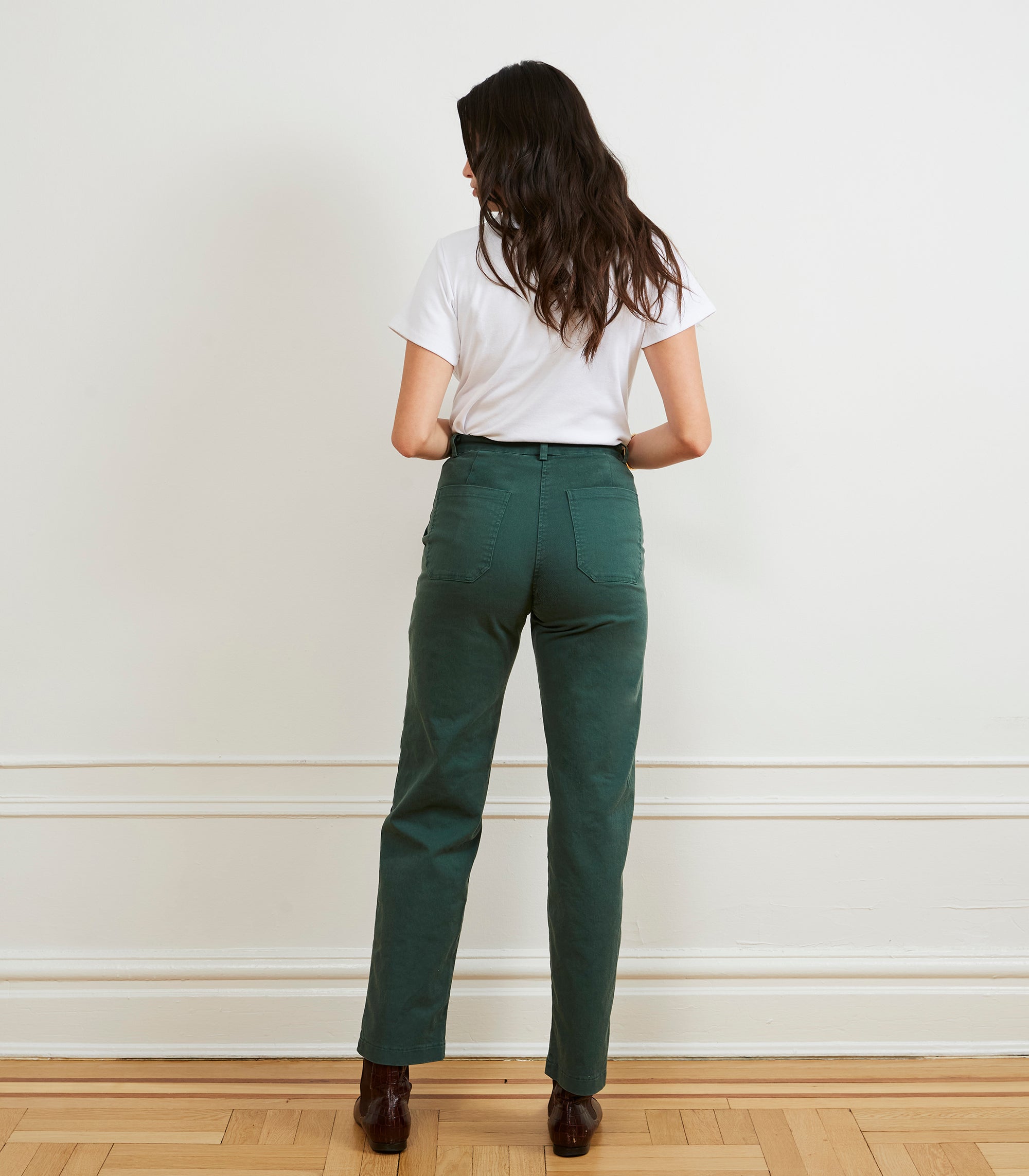 Loup - Long James Straight-Leg Work Pant - Hunter -