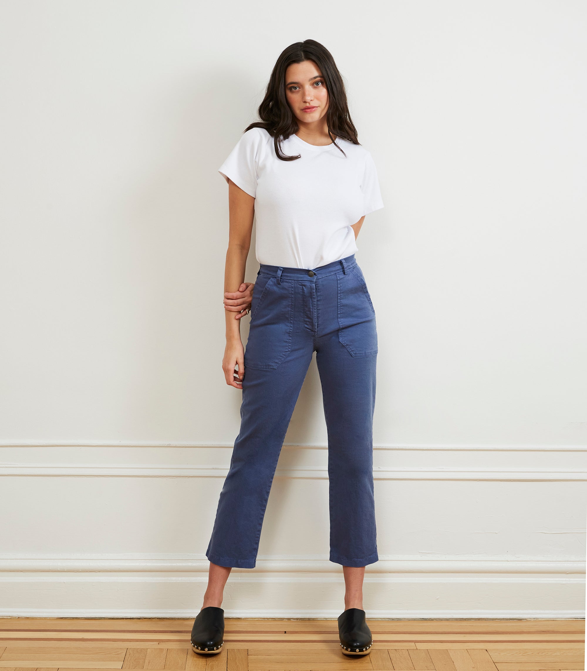 Loup - James Straight-Leg Work Pant - Yale Blue -