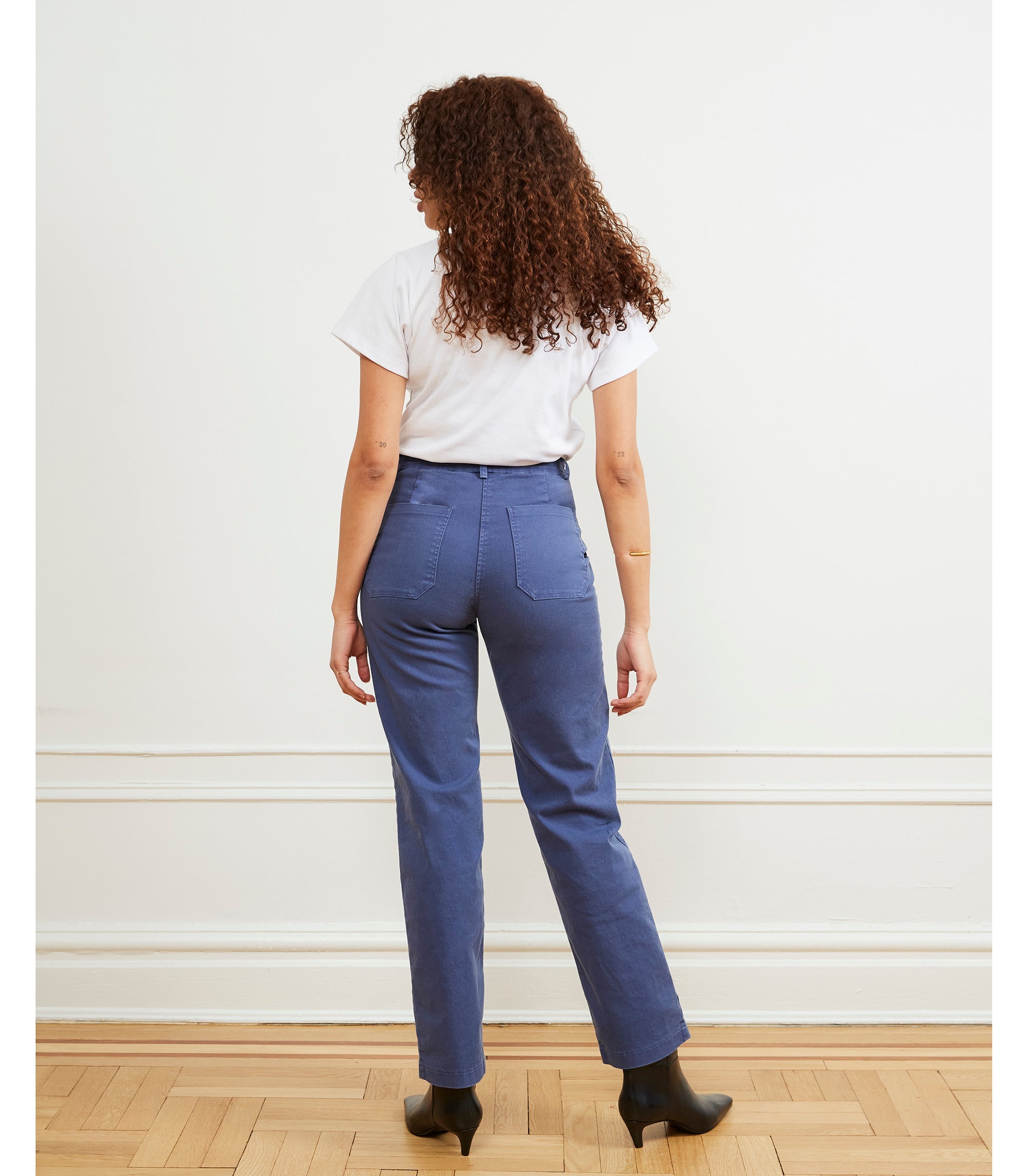 Loup - Long James Straight-Leg Work Pant - Yale Blue -