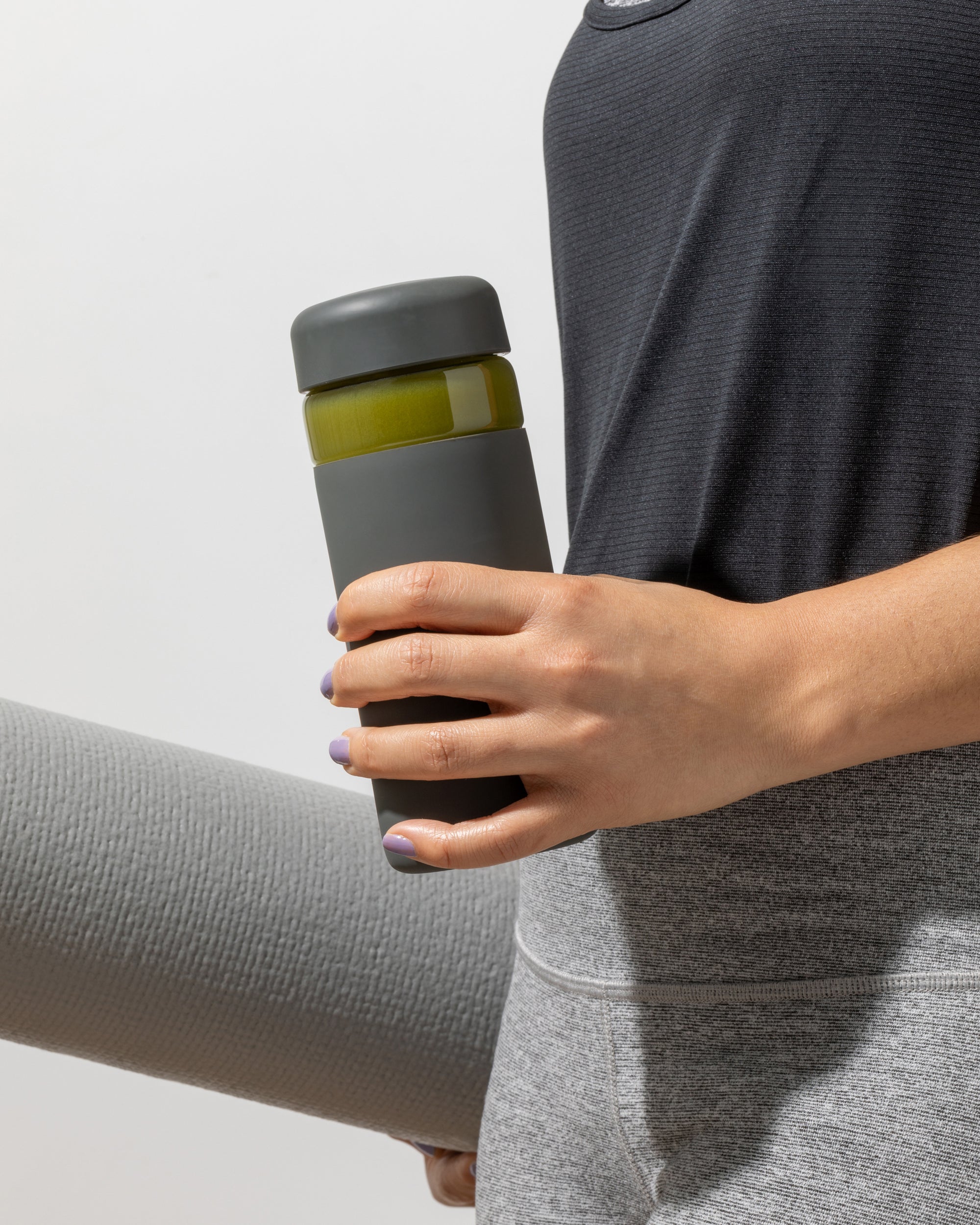 W&P - Wide Mouth Glass Bottle -