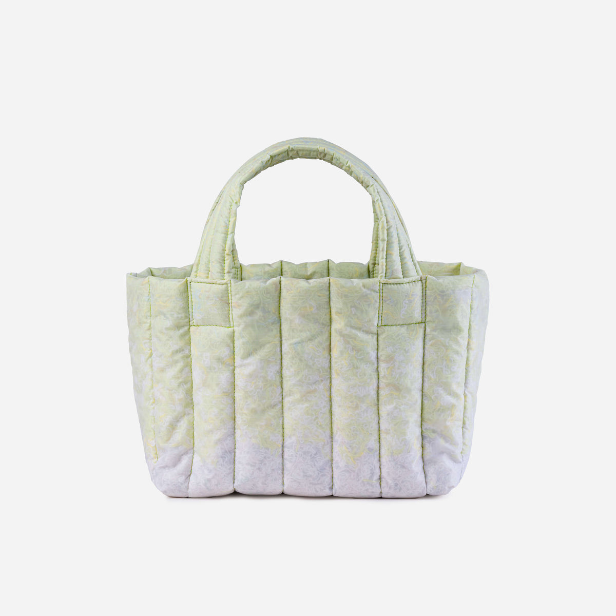 Verloop - Scrap Stuffed Tote - Lime White