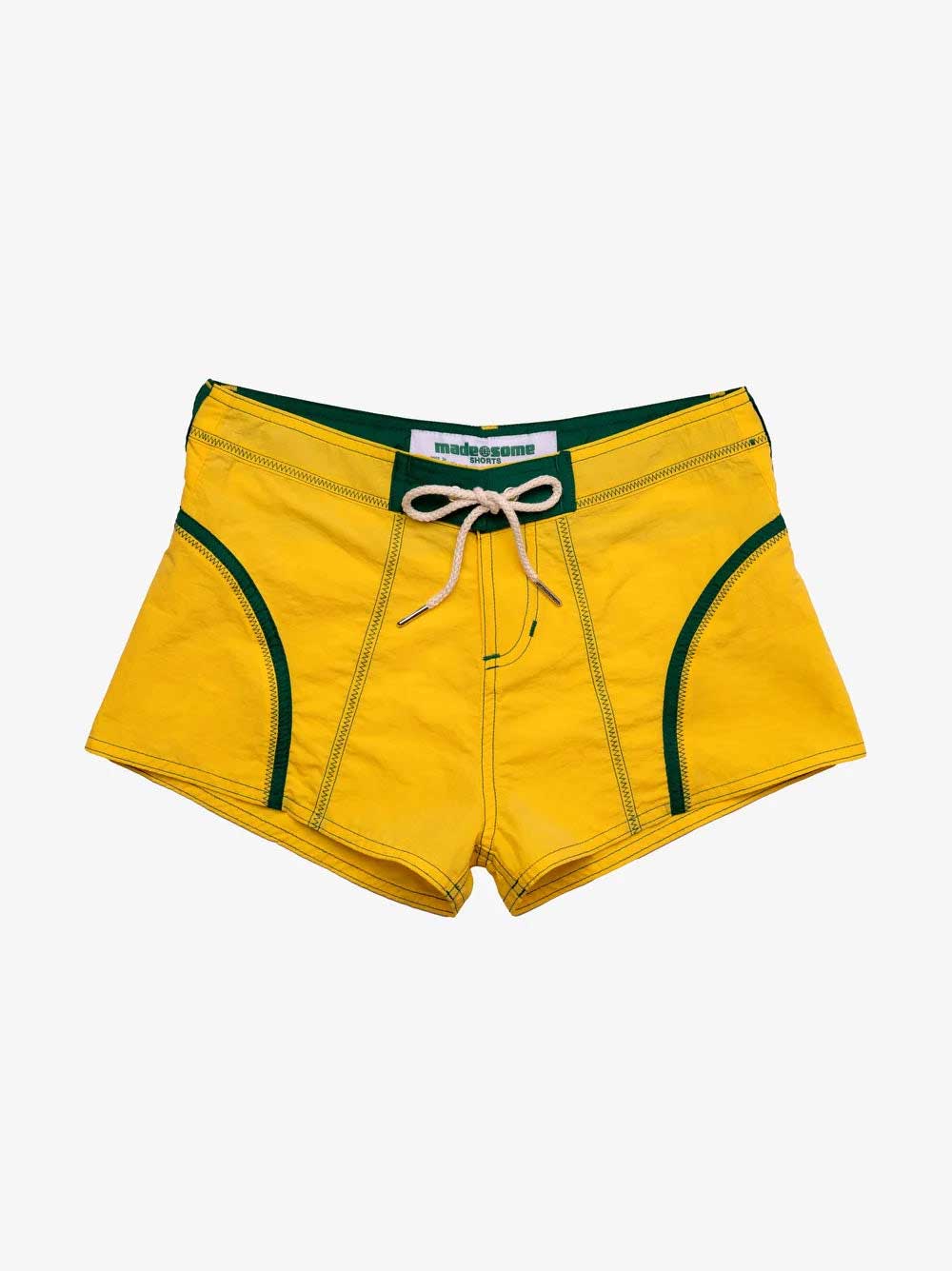 Made Some Short Shorts - Yellow/Green