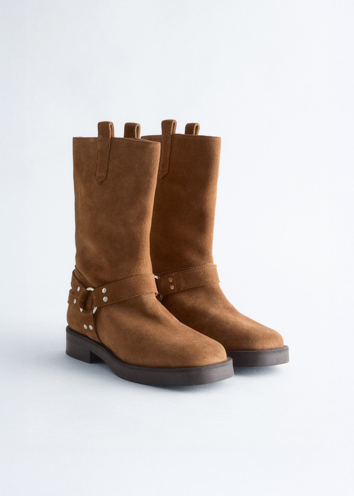 & Other Stories - Yoko Biker Boot - Brown -
