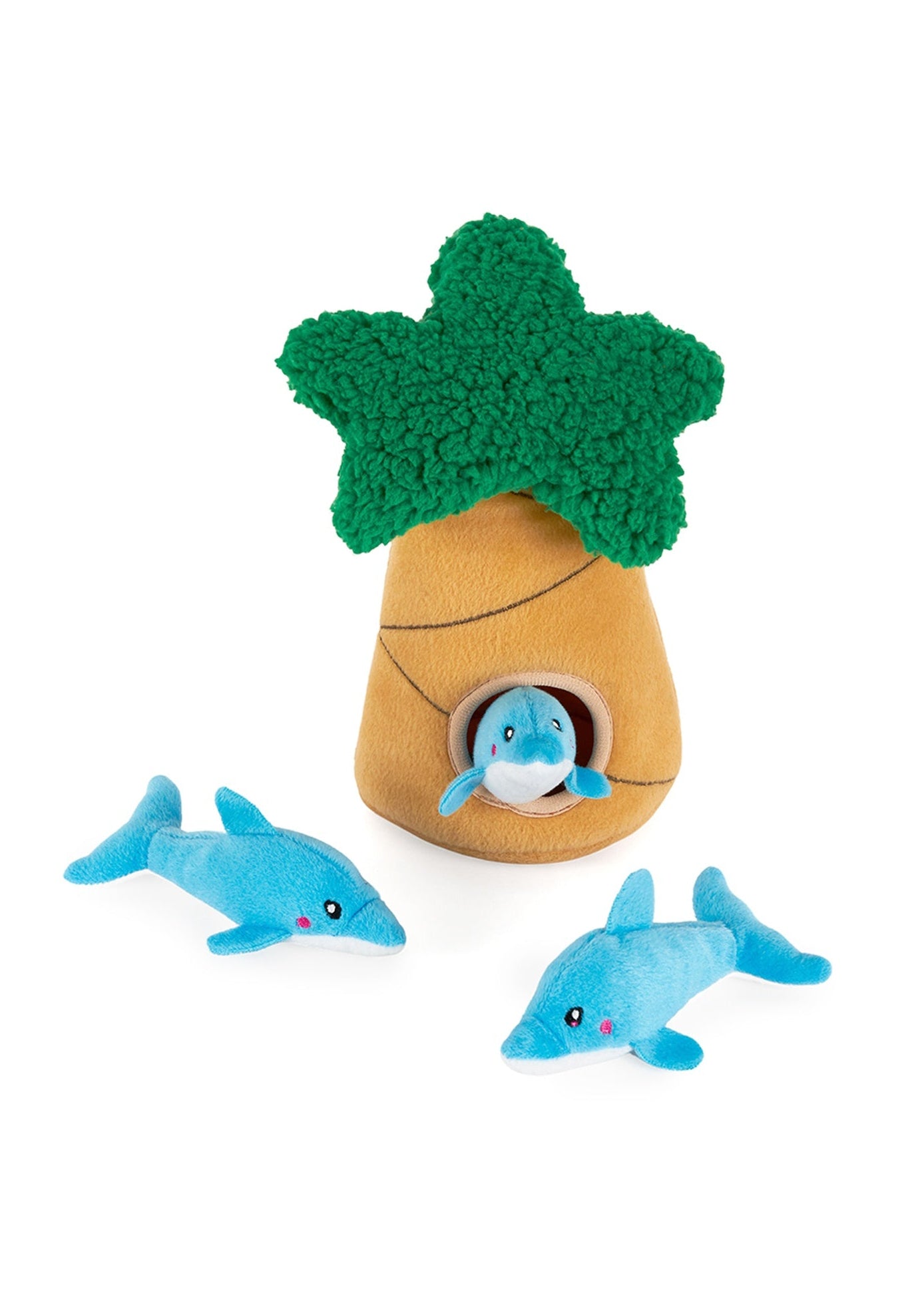 Zippy Paws - Zippy Burrow - Dolphins in Palm Tree -