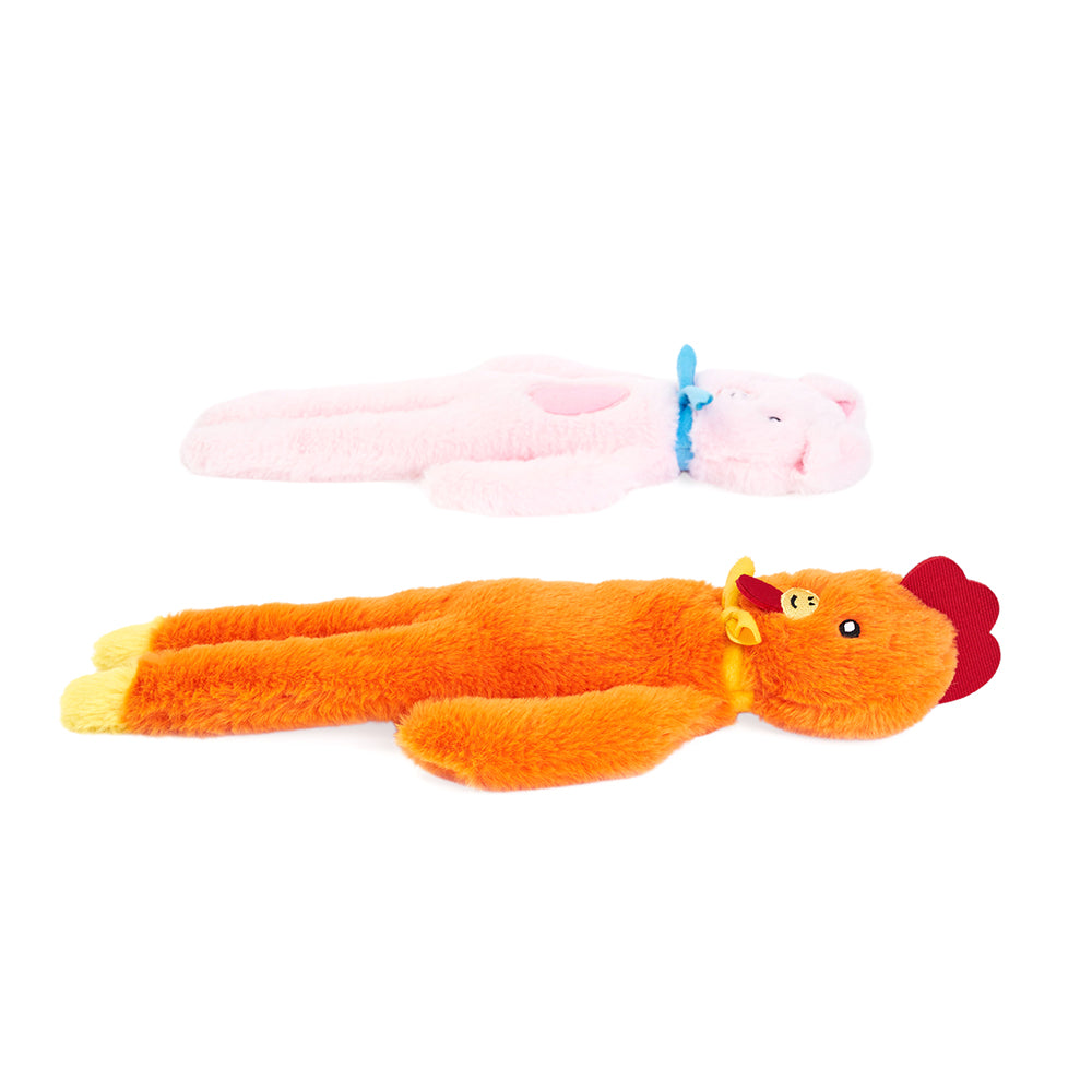 Zippy Paws - Fluffy Peltz - Chicken and Pig -