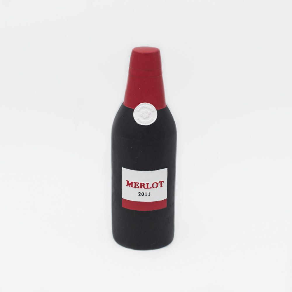 Zippy Paws - Latex Happy Hour Crusherz - Red Wine -