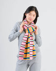 Verloop - Zipper Stripe Big Scarf -